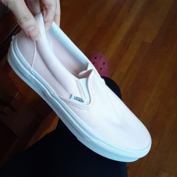 ballerina true white slip on vans